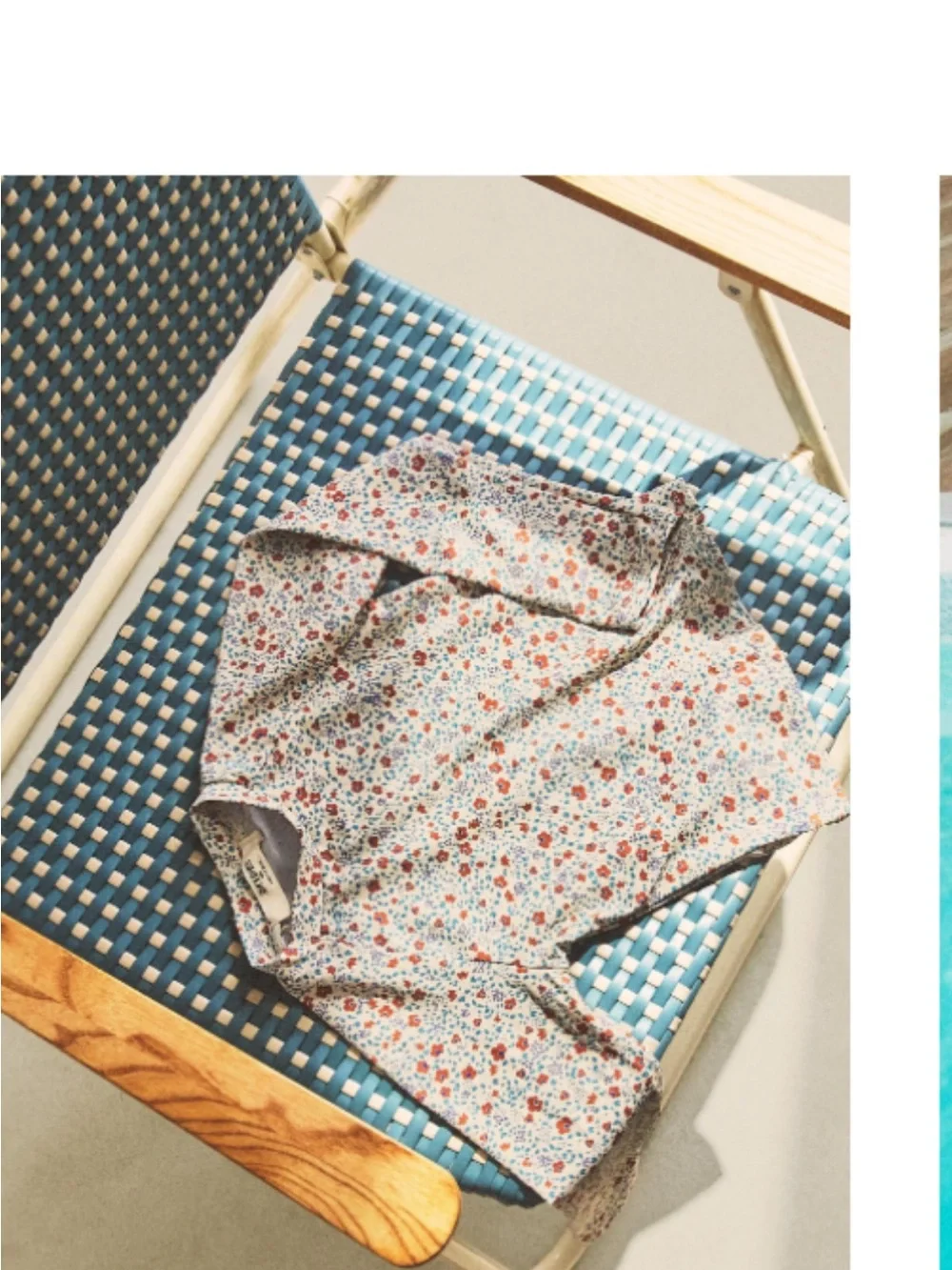 Zara Home Kids Floral Swim Guard and Hat